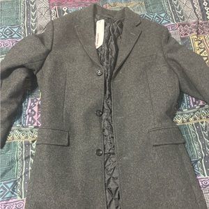 Jcrew gray overcoat 40R